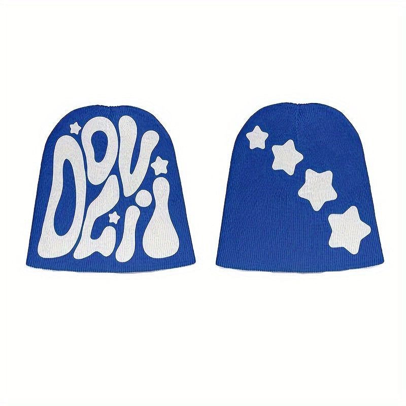 Y2K Beanie Cap Hip Hop Knitted Pullover Hat