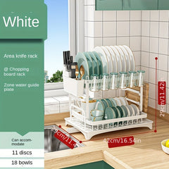 Tabletop Drain Dish Rack Kitchen Organizer