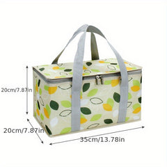 Foldable Oxford Insulation Basket Collapsible Cooler Bag