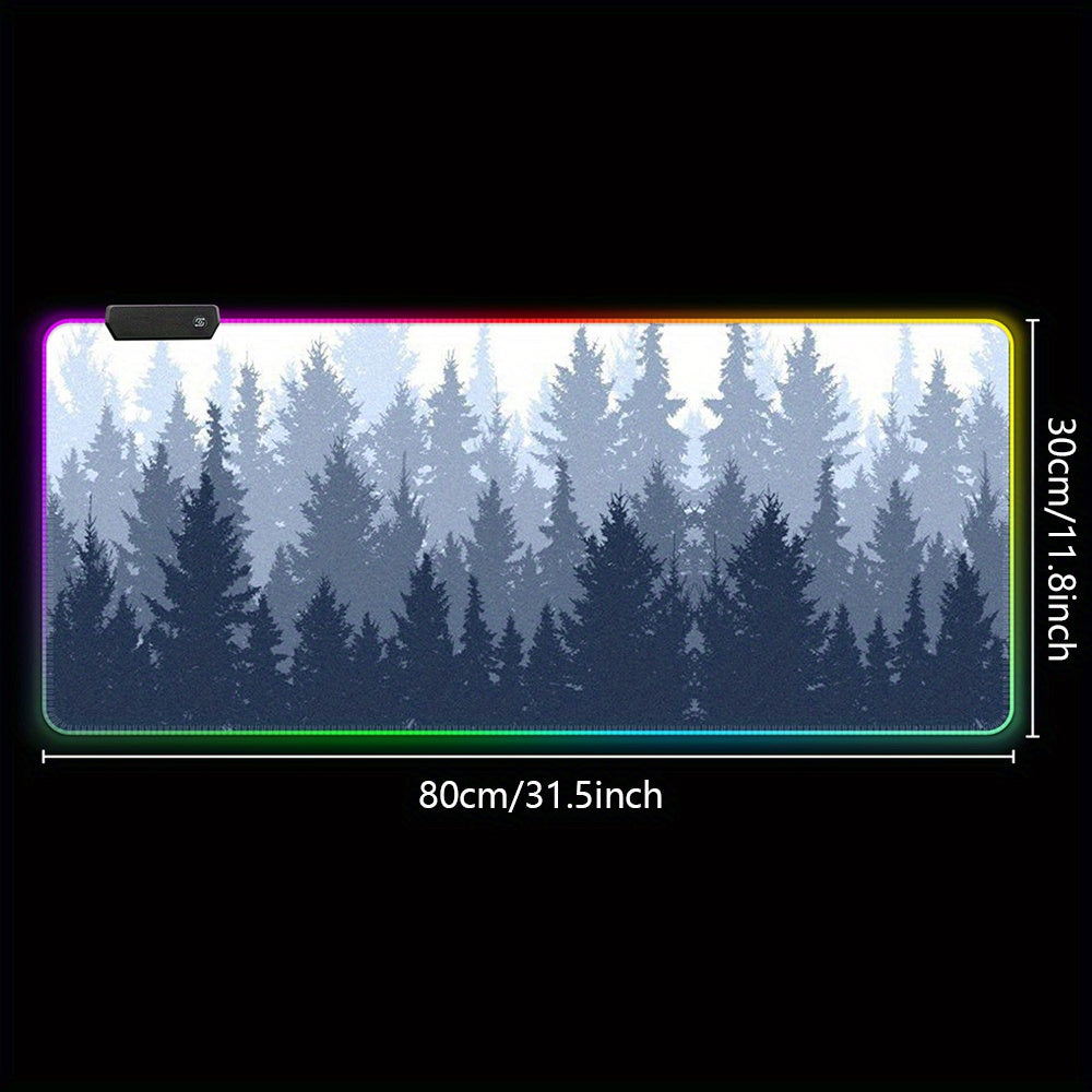 RGB Gaming Mouse Pad 12 Lighting Modes XL Extended Desk Mat