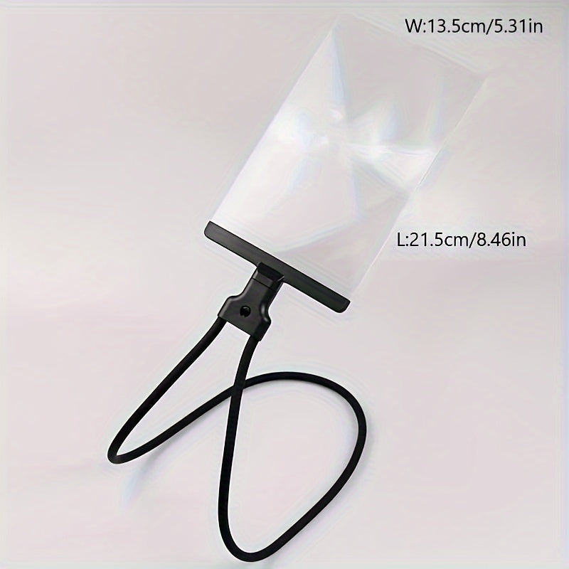 5X Hands-Free Magnifying Glass for Seniors Large Full Page View