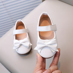 Bowknot Flat Shoes For Girls Non Slip Dress Shoes For Party