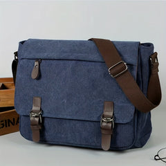 Retro Canvas Satchel Bag - Stylish & Waterproof