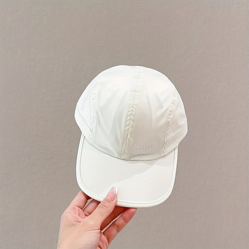 Quick Dry Peaked Cap Sun Protection Baseball Cap For Girls