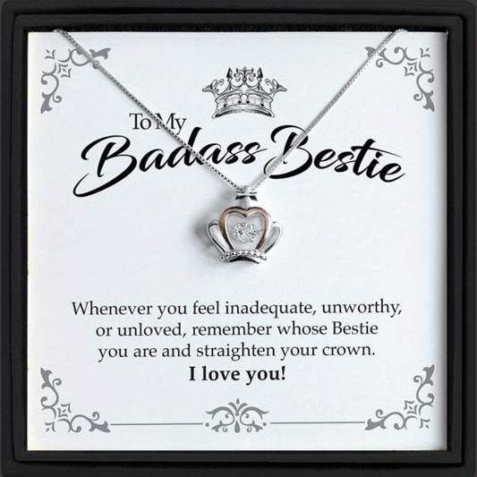 Crown Pendant Necklace Decorative Accessories Holiday Gift
