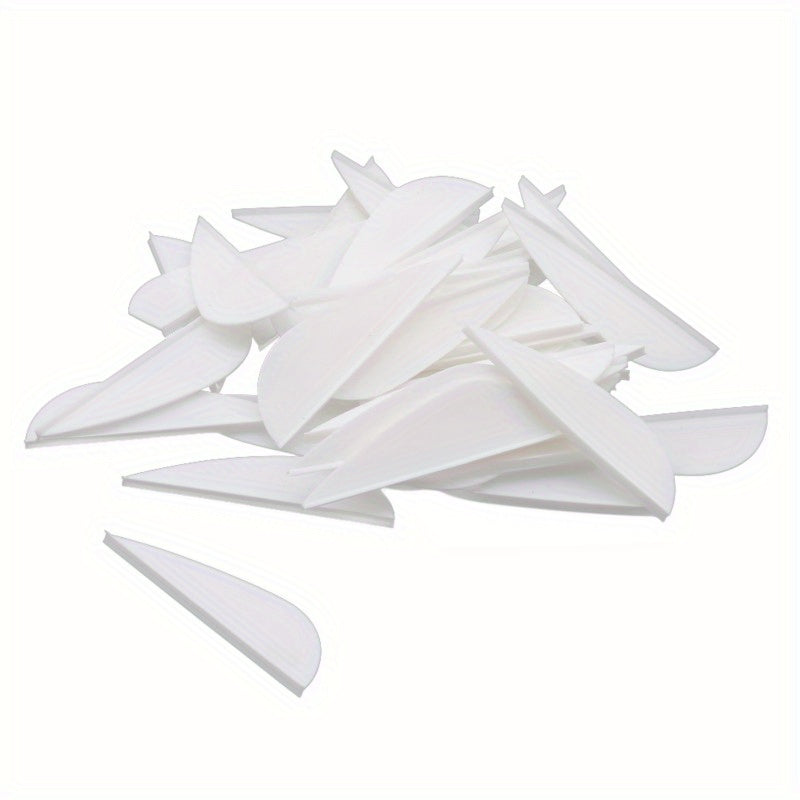 50pcs Rubber Feather Arrows for Accurate Archery with Compound Bow