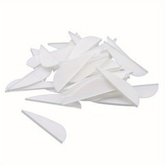 50pcs Rubber Feather Arrows for Accurate Archery with Compound Bow