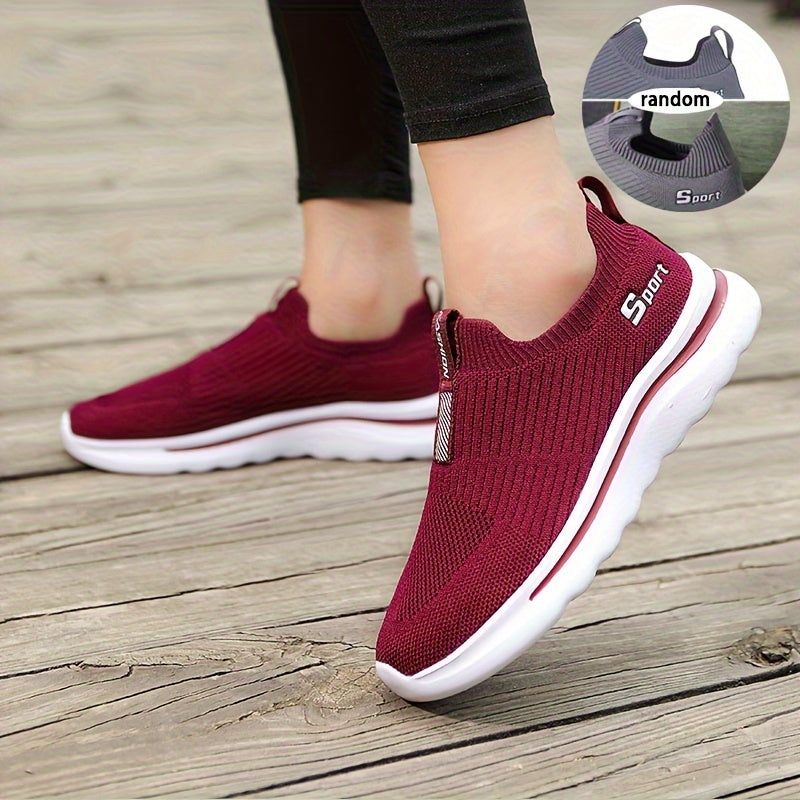 Comfortable Thick Sole Mesh Running Shoes Breathable Sneakers