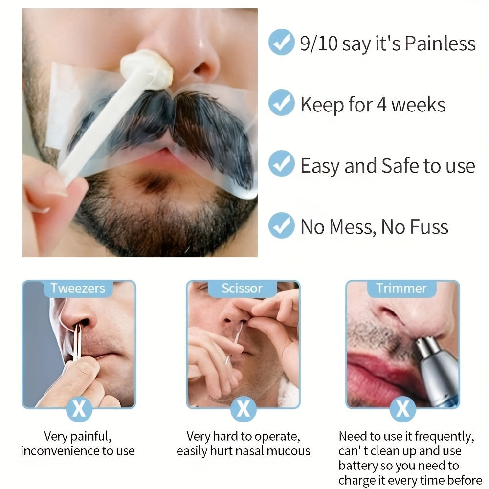 Gentle Nose Wax Sticks for Hair Removal and Nasal Cleaning