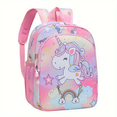 Children's Fantasy Princess Backpack With Side Net Pocket