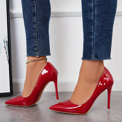Women's Classic High Heels Patent Leather Stiletto Pumps