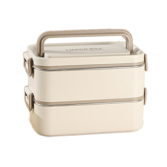 304 Stainless Steel Lunch Box Double layer Insulated Leakproof Food Container