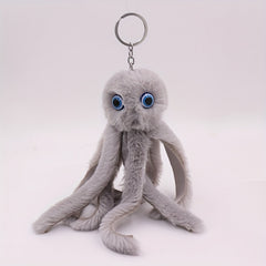 Octopus Keychain Plush Toy Bag Pendant Women's Shoulder Bag Accessory