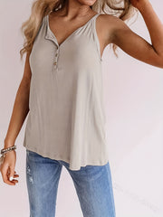 Spaghetti Strap Sleeveless Cami Top for Women