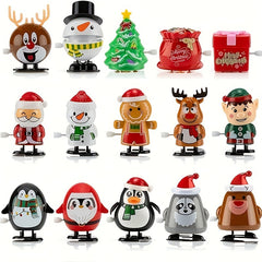 Christmas Wind Up Toys Snowman & Tree Party Favors