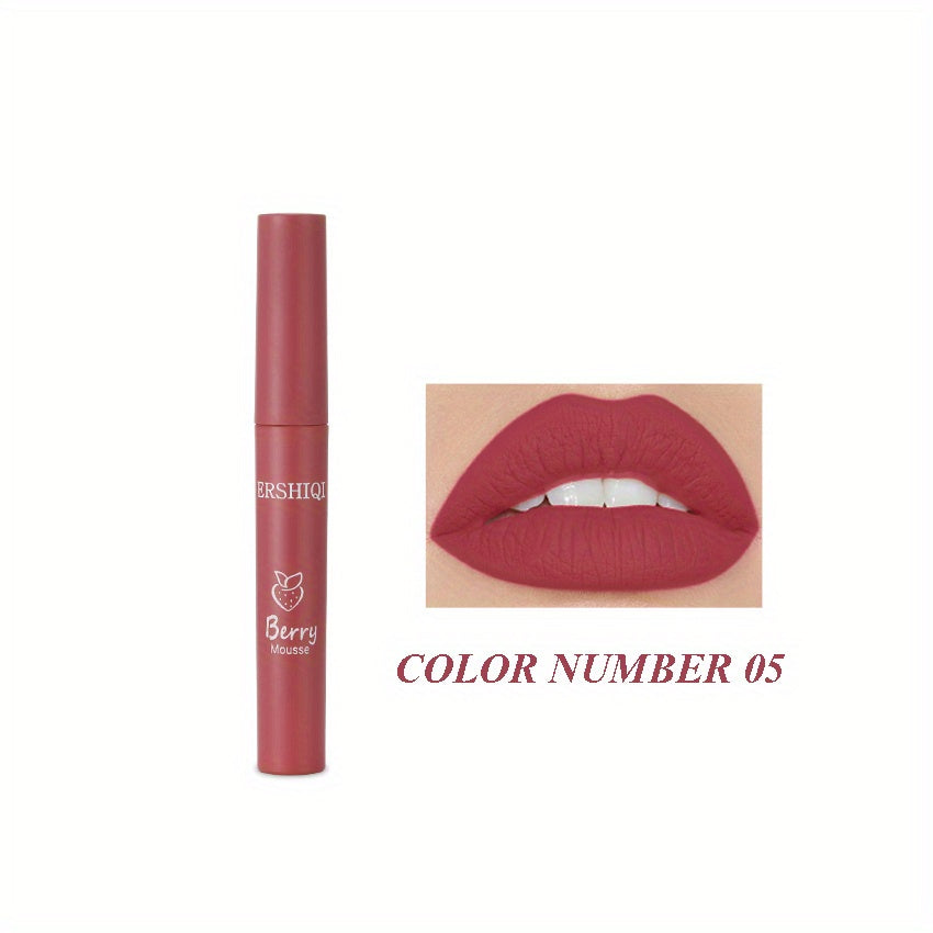 3-Pk Lip Glaze Soft Matte Finish Waterproof Long-Lasting Liquid Lipstick