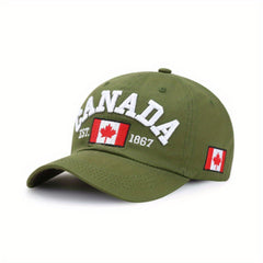 Men's Maple Leaf Sunproof Baseball Cap for Youth