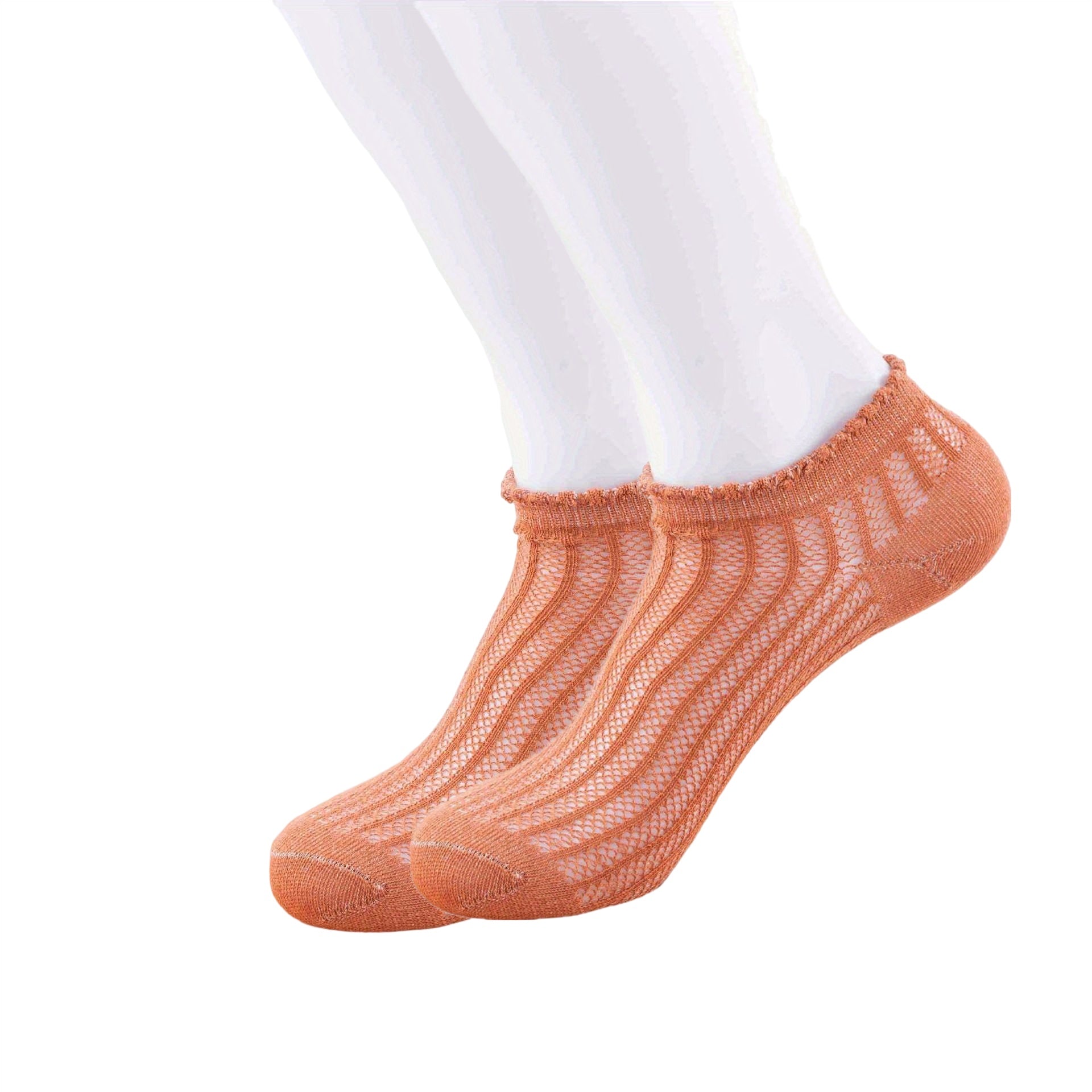 Girls Kids Mesh Breathable Low Cut Ankle Socks