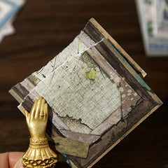 60pcs Paper Scrapbooking Vintage DIY Backing Paper Material