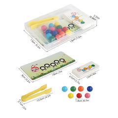 Wooden Worm Clip Bead Toy Hand Dexterity Training