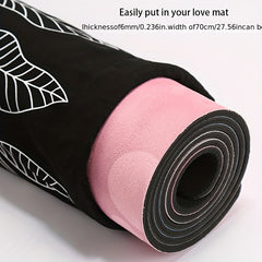 Canvas Yoga Mat Storage Bag, Portable Fitness Bag