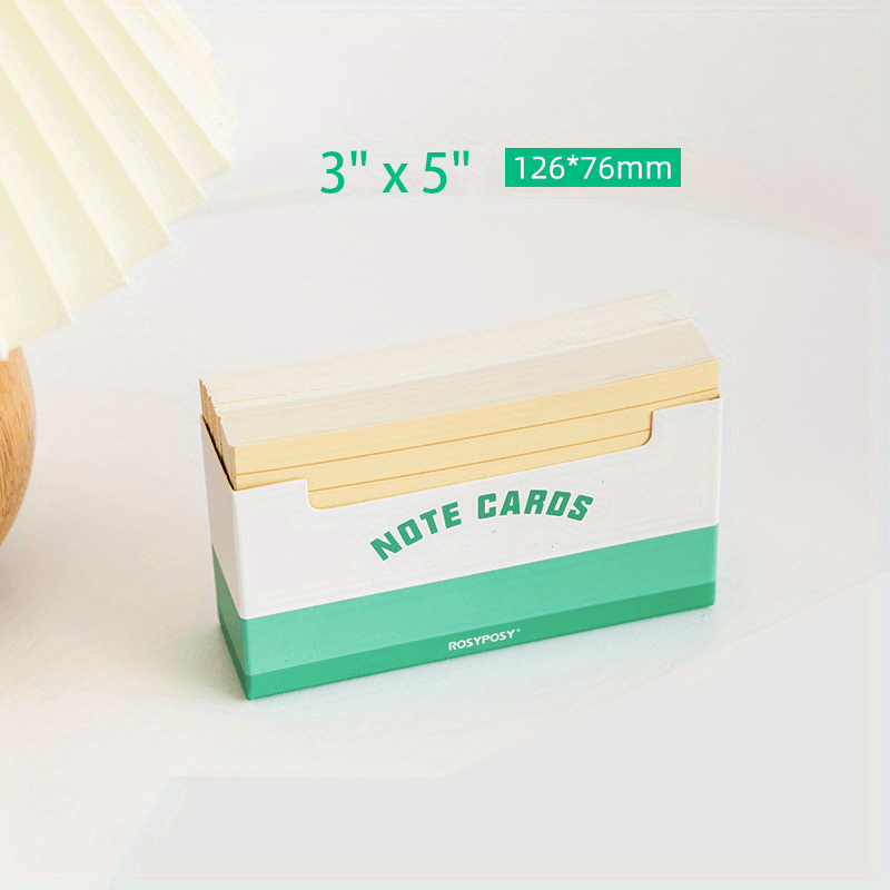 7x12 Index Cards Ruled/Blank 150 Sheets Sticky Notes Planner