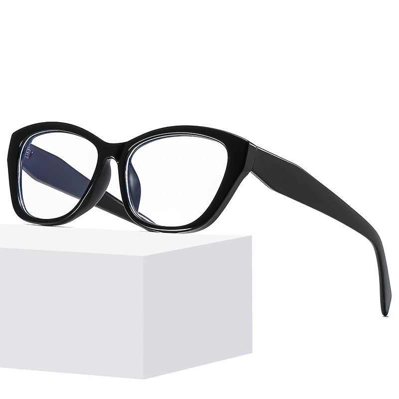 Cat Eye Anti Light Glasses For Women Men Clear Lens Myopia Glasses