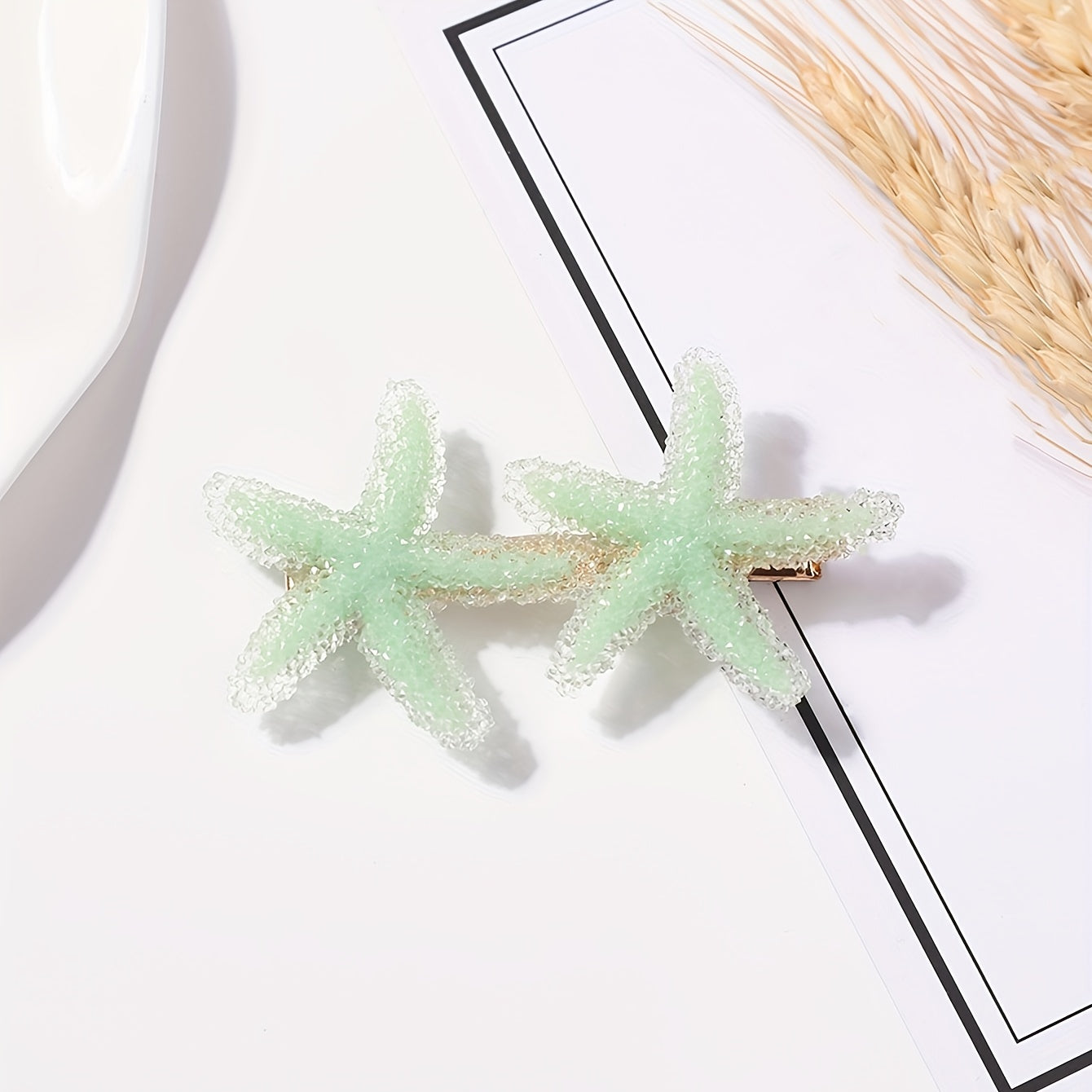 Starfish Shape Hair Clip Ocean Series Non-slip Bangs Clip Hair Accessories