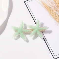 Starfish Shape Hair Clip Ocean Series Non-slip Bangs Clip Hair Accessories