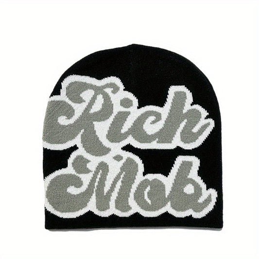 Unisex Wool Acrylic Knitted Hat for Outdoor Travel