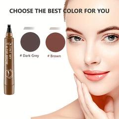 Waterproof Four Point Eyebrow Pencil Long Lasting