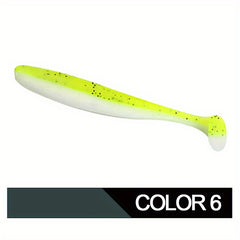 10pcs T Tail Soft Worm Lure for Outdoor Fishing