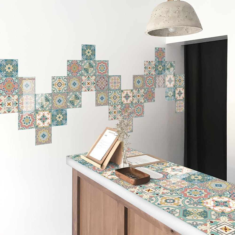 12pcs Crystal Wall Stickers Self Adhesive Tile Waterproof Decor