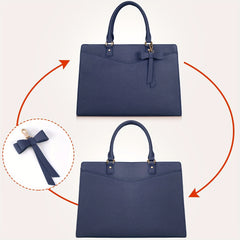 15.6in Waterproof Laptop Tote Bag Briefcase