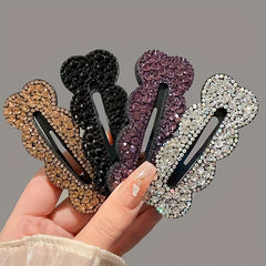 Rhinestone Hair Clip Snap Clip Side Clip Bangs Clip Head Jewelry Hair Accessorie