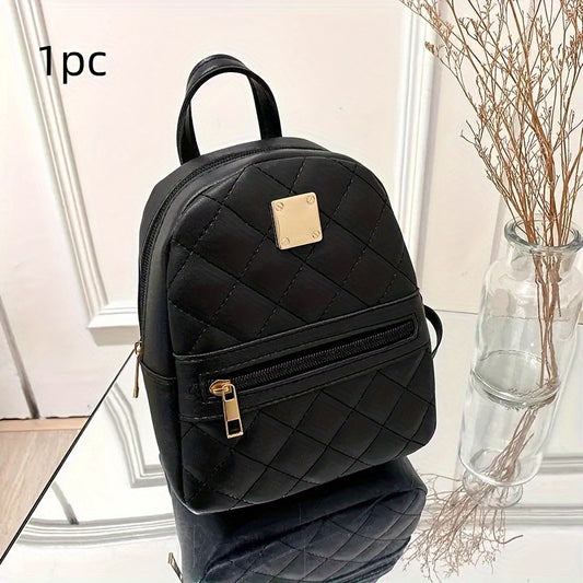 Small Shoulder Bag Faux Leather Casual Daypack