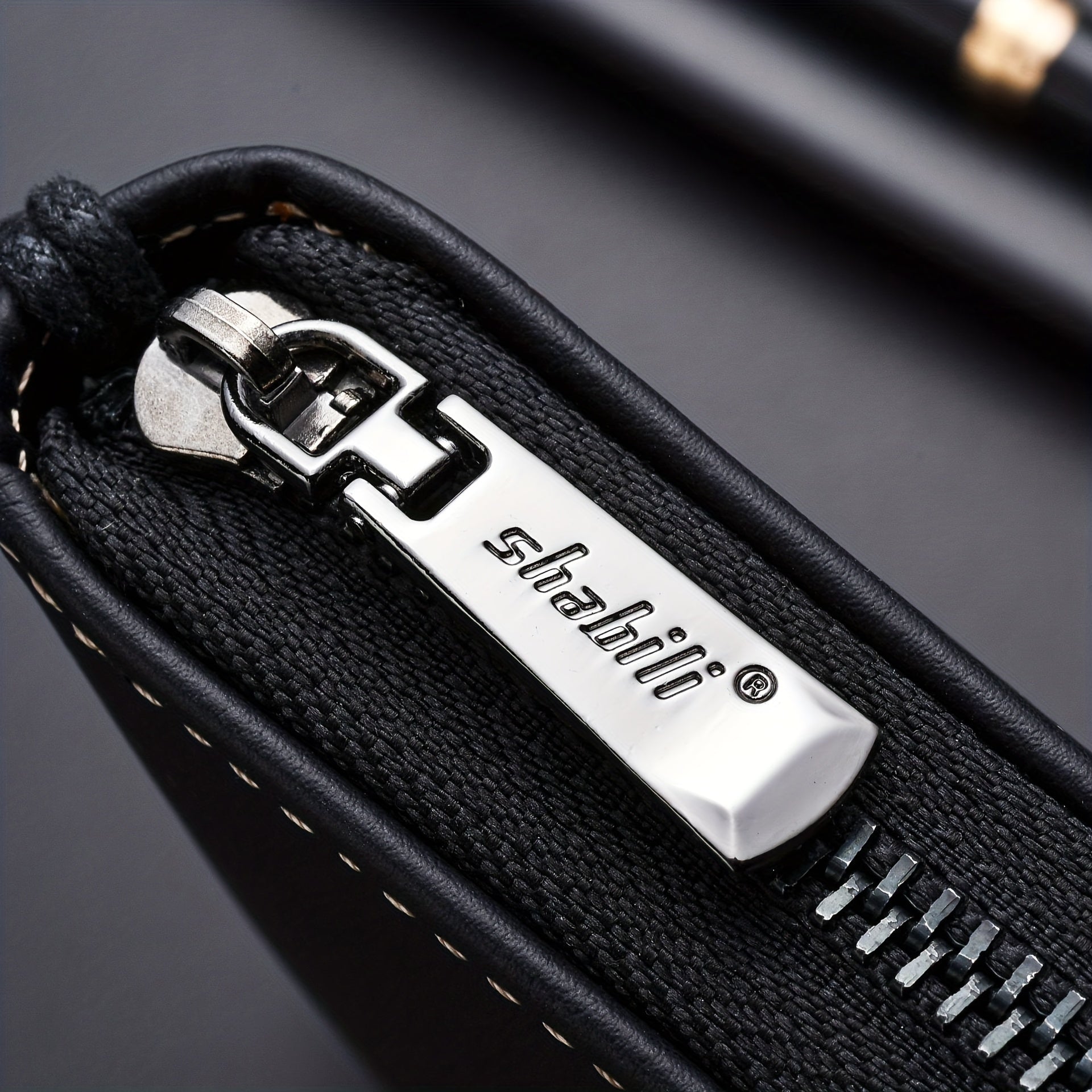 Men's Large Capacity Leather Wallet Clutch Bag Phone Bag