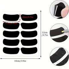 100pcs Waterproof Adhesive Eye Mask Label Sticker