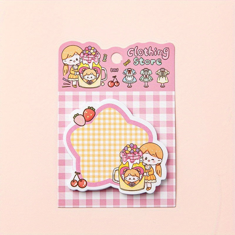 30 Sheets Hand Account Sticky Notes Fresh Message Sticker Memo Sticker