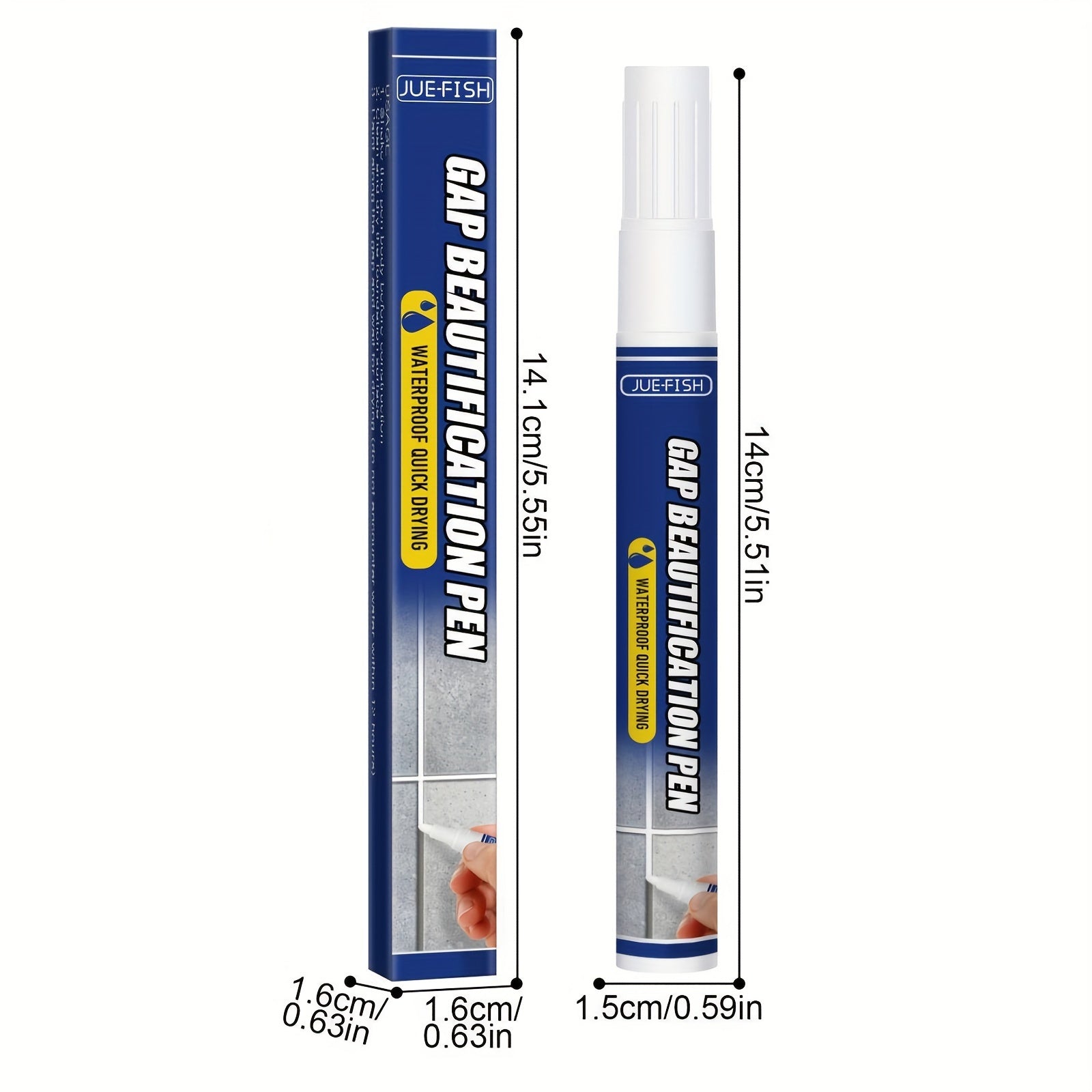 1pc Grout Pen Ceramic Tile Repair Pen Bathroom Waterproof Mildew proof