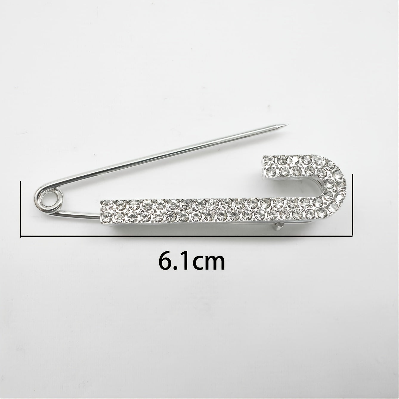 Rhinestone Safety Pins Brooches Women Girls Clothing Decoration