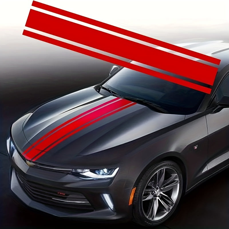 Car Racing Style Long Hood Stickers RV Side Decal SUV Car Side Sticker