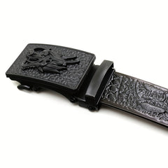 Automatic Slider Dragon Buckle Belt for Men