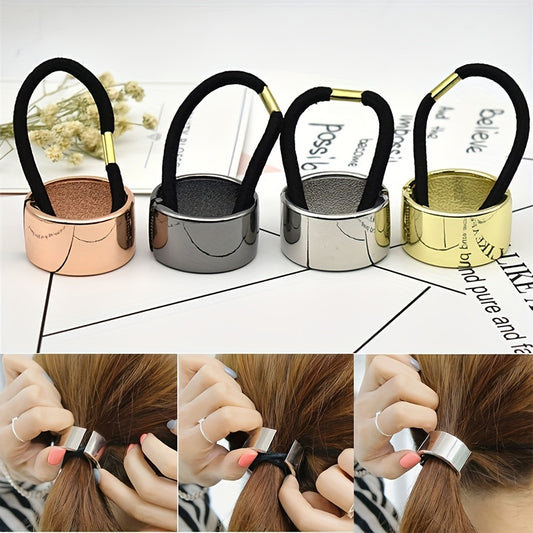 Metallic Hair Cuff Ponytail Holder Hair Accessories