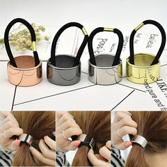 Metallic Hair Cuff Ponytail Holder Hair Accessories