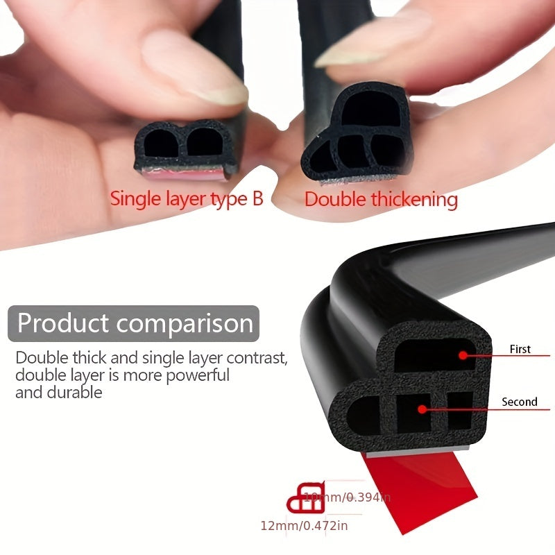 Car Rubber Seal Strip Auto Protector Sealing Strips Car Door Rubber Seals