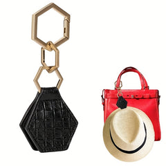 Triangle Buckle Magnetic Cap Clip Leather Handbag Magnetic Cap Clip