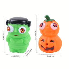 Halloween Pumpkin Squeeze Toy with Popping Eyes