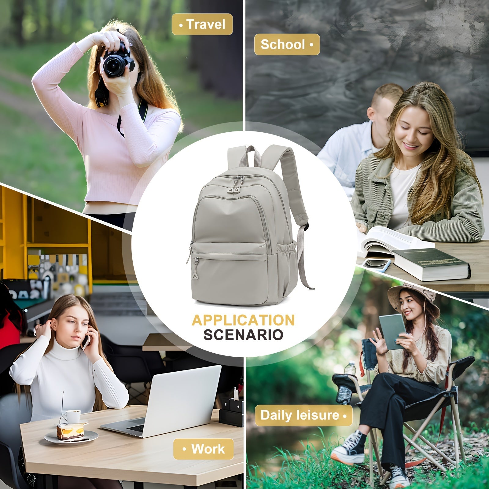 Ultra Lightweight Travel Backpack Fashionable & Spacious Durable & Portable