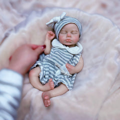 32cm Silicone Reborn Dolls Soft Full Body Open Mouth